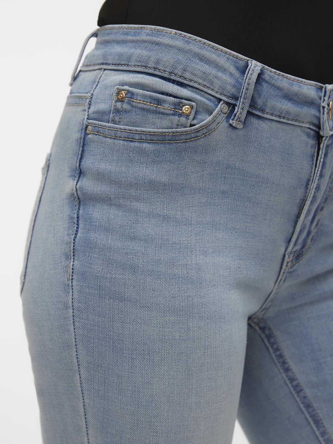 VMFLASH Skinny Jeans - Light Blue Denim